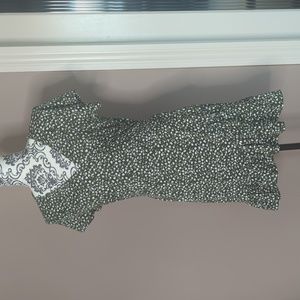 Rebel Sugar green floral dress Size L